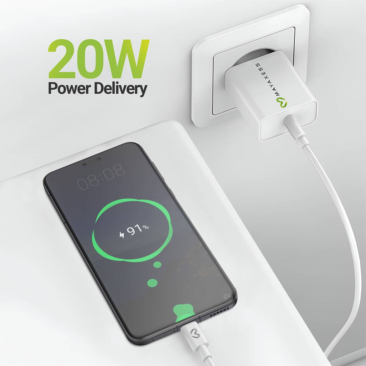 Chargeur Secteur pour Magic 7 Pro 20W + Câble USB-C 1m-4