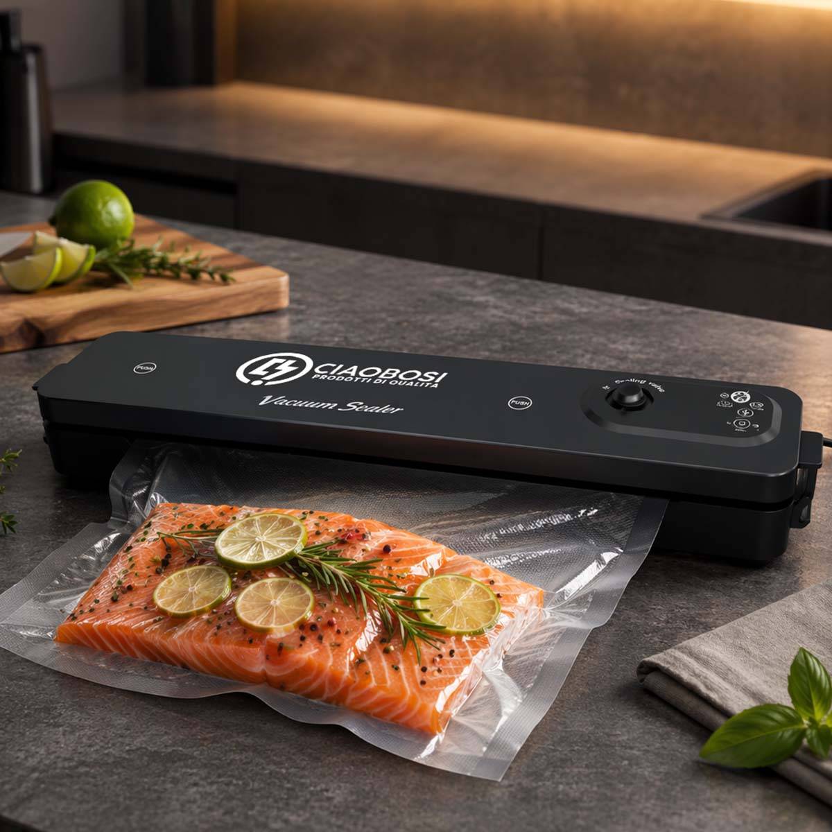 Machine Sous Vide Alimentaire 90W Compacte Scellage 28cm Aspiration –60kPa-2