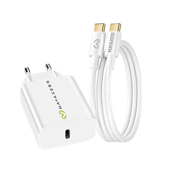 Chargeur Secteur pour Galaxy A57 20W + Câble USB-C 1m