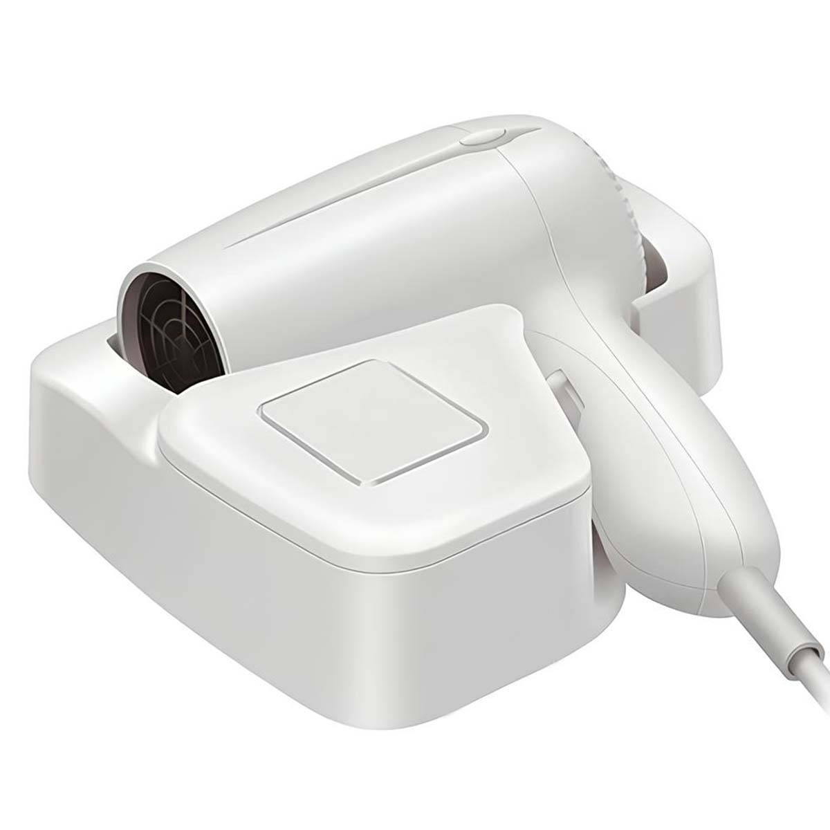 Sèche-cheveux Mural Électrique 1200W 2 Vitesses avec Support Intégré-1