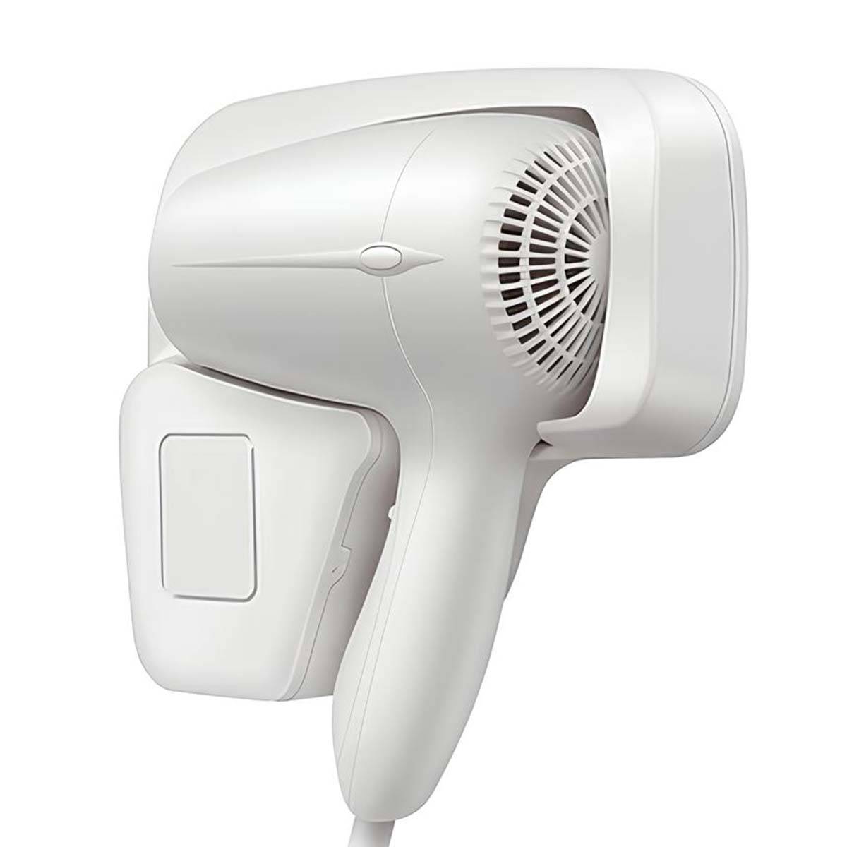 Sèche-cheveux Mural Électrique 1200W 2 Vitesses avec Support Intégré-3