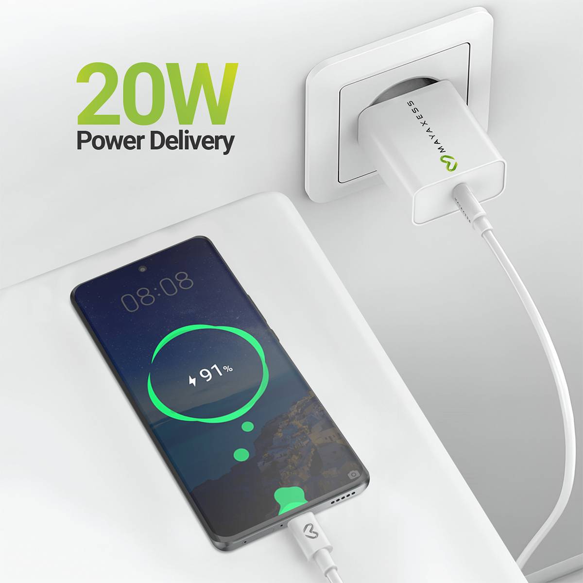 Chargeur Secteur pour Magic 6 Lite 20W + Câble USB-C 1m-4