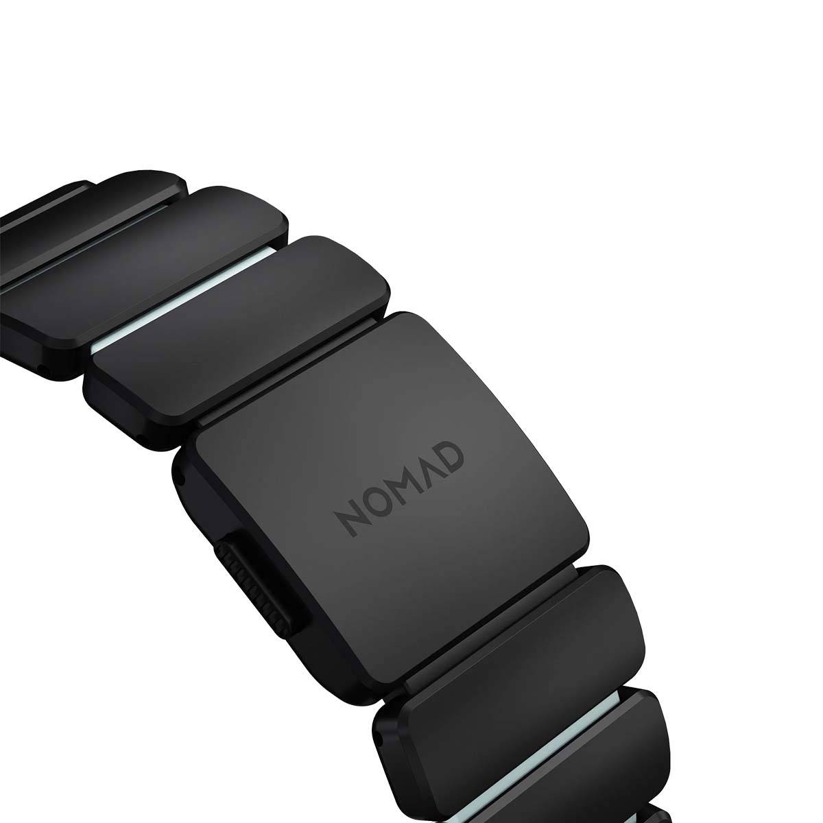 Bracelet pour Apple Watch 49mm Magnétique Design Hybride Modèle Stratos-4