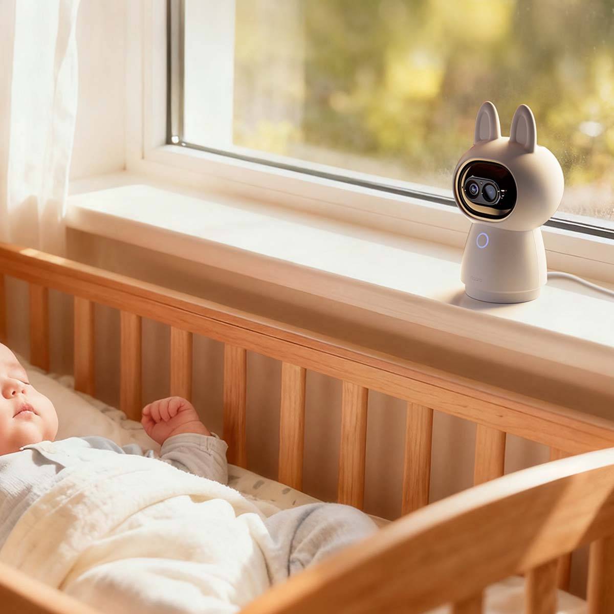Caméra de Surveillance Intérieure 4K Connectée avec Suivi IA 360°-2