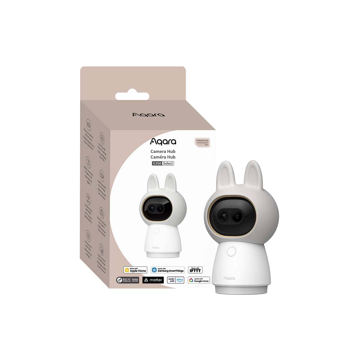 Caméra de Surveillance Intérieure 4K Connectée avec Suivi IA 360°-4