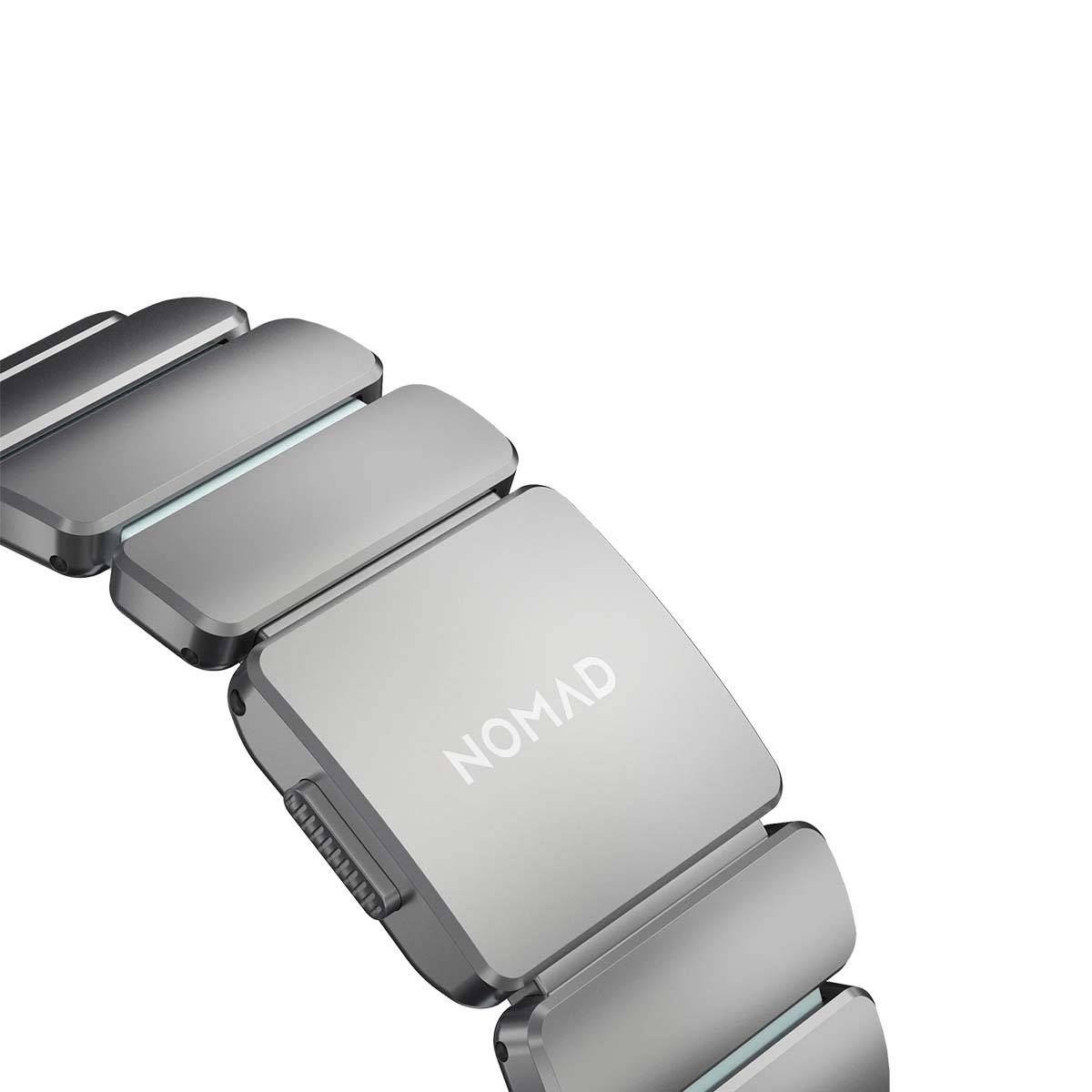 Bracelet pour Apple Watch 49mm Magnétique Design Hybride Modèle Stratos-4
