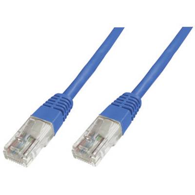 Câble de connexion U/UTP cat 5e  -  [1x RJ45 mâle - 1x RJ45 mâle]  - DK-1511-050/B - 5.00 m - bleu