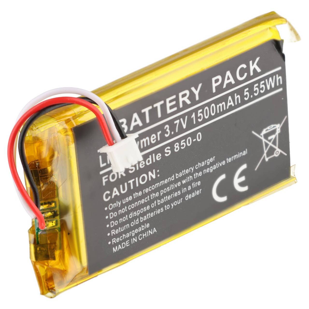 Batterie compatible avec Siedle S 850-0 3,7 V 1500 mAh 5,55 Wh-1