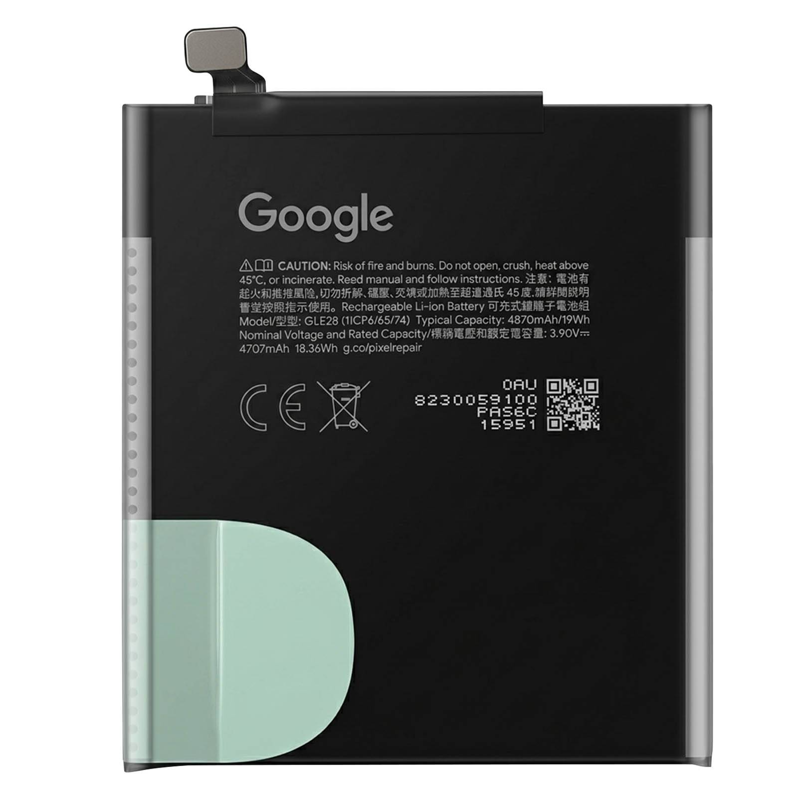 Batterie de Remplacement 4870mAh pour Google Pixel 10 Pro Service Pack GLE28-0