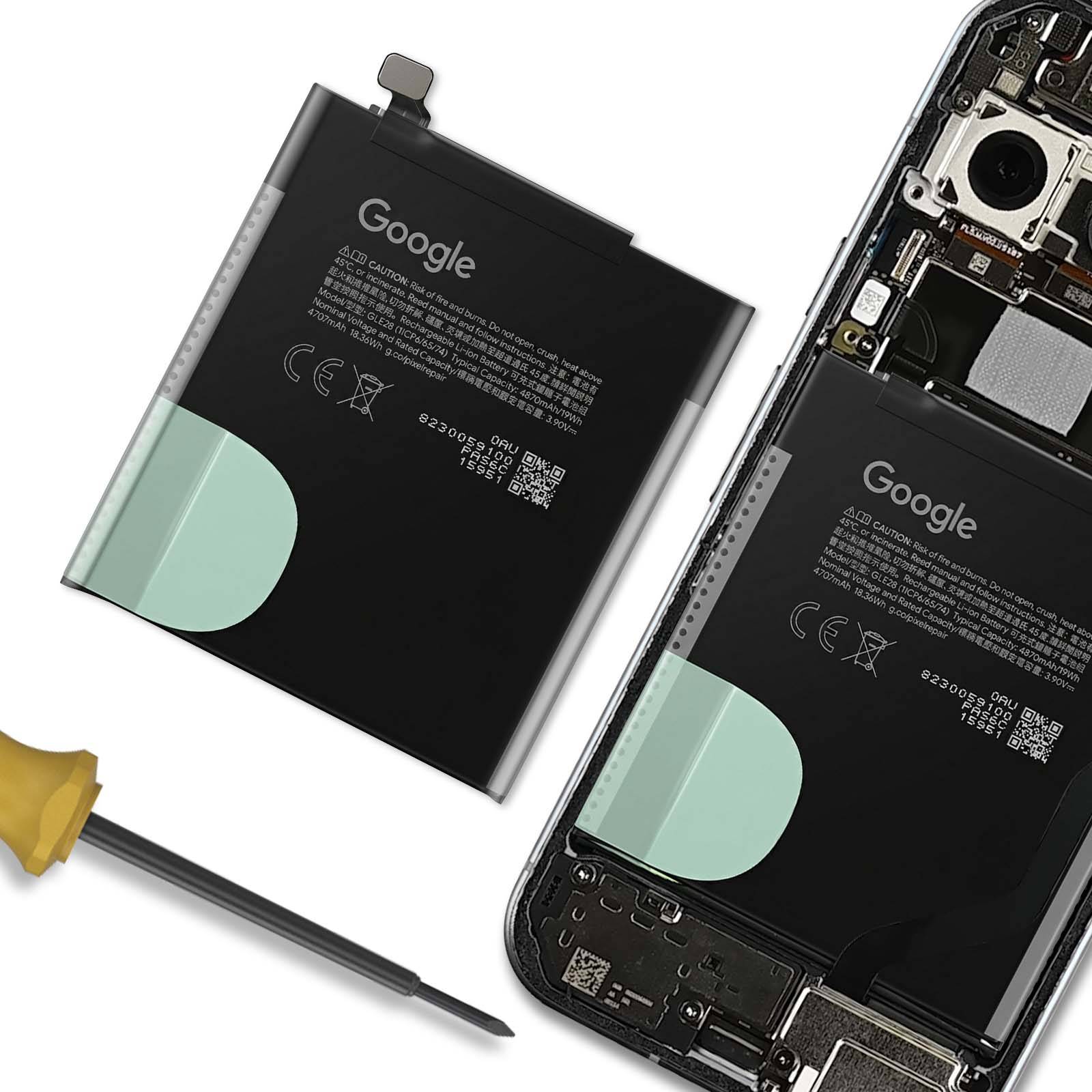 Batterie de Remplacement 4870mAh pour Google Pixel 10 Pro Service Pack GLE28-2