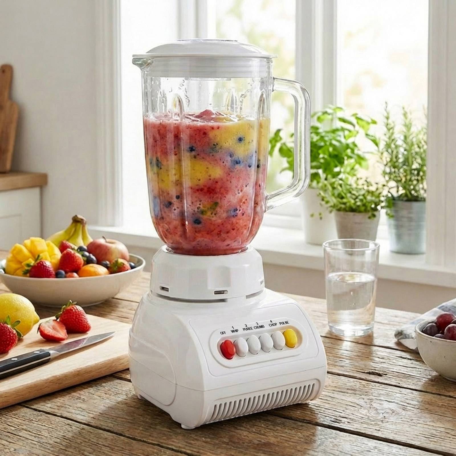 Blender Électrique 400W 1.5L Design Compact Mixage Rapide-2