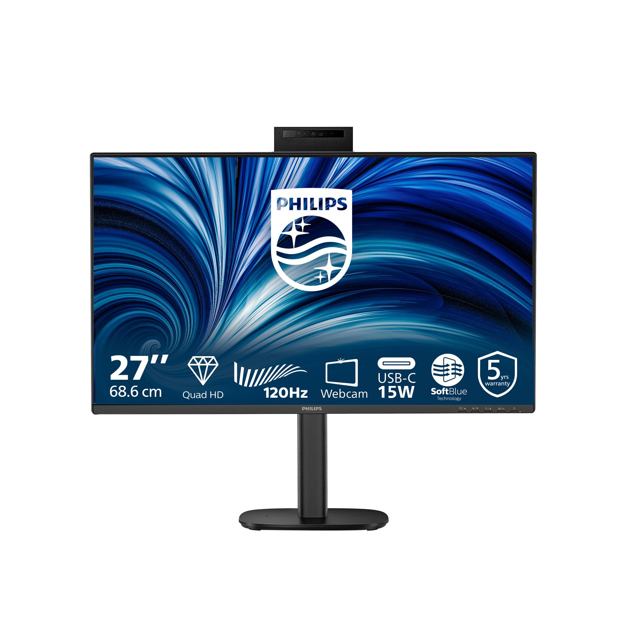 PHILIPS 27p 2560x1440 120Hz IPS Flat H/A 150 MM SoftBlue Technology Smart Link Sync Second Screen Harmony TUV EyeSafe US-0