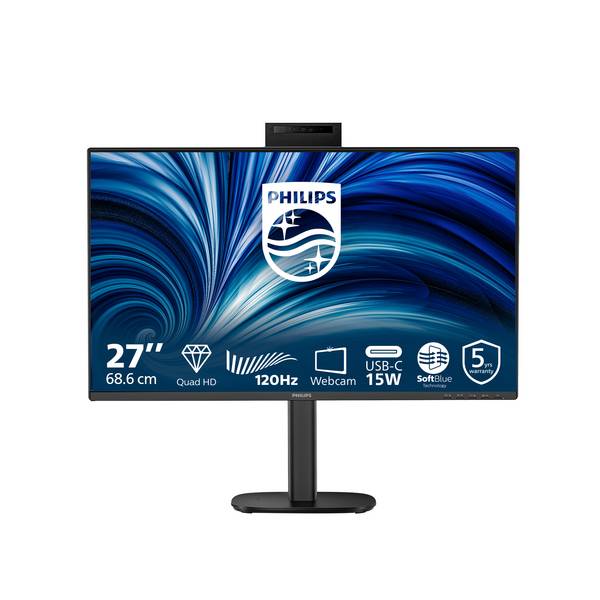 PHILIPS 27p 2560x1440 120Hz IPS Flat H/A 150 MM SoftBlue Technology Smart Link Sync Second Screen Harmony TUV EyeSafe US