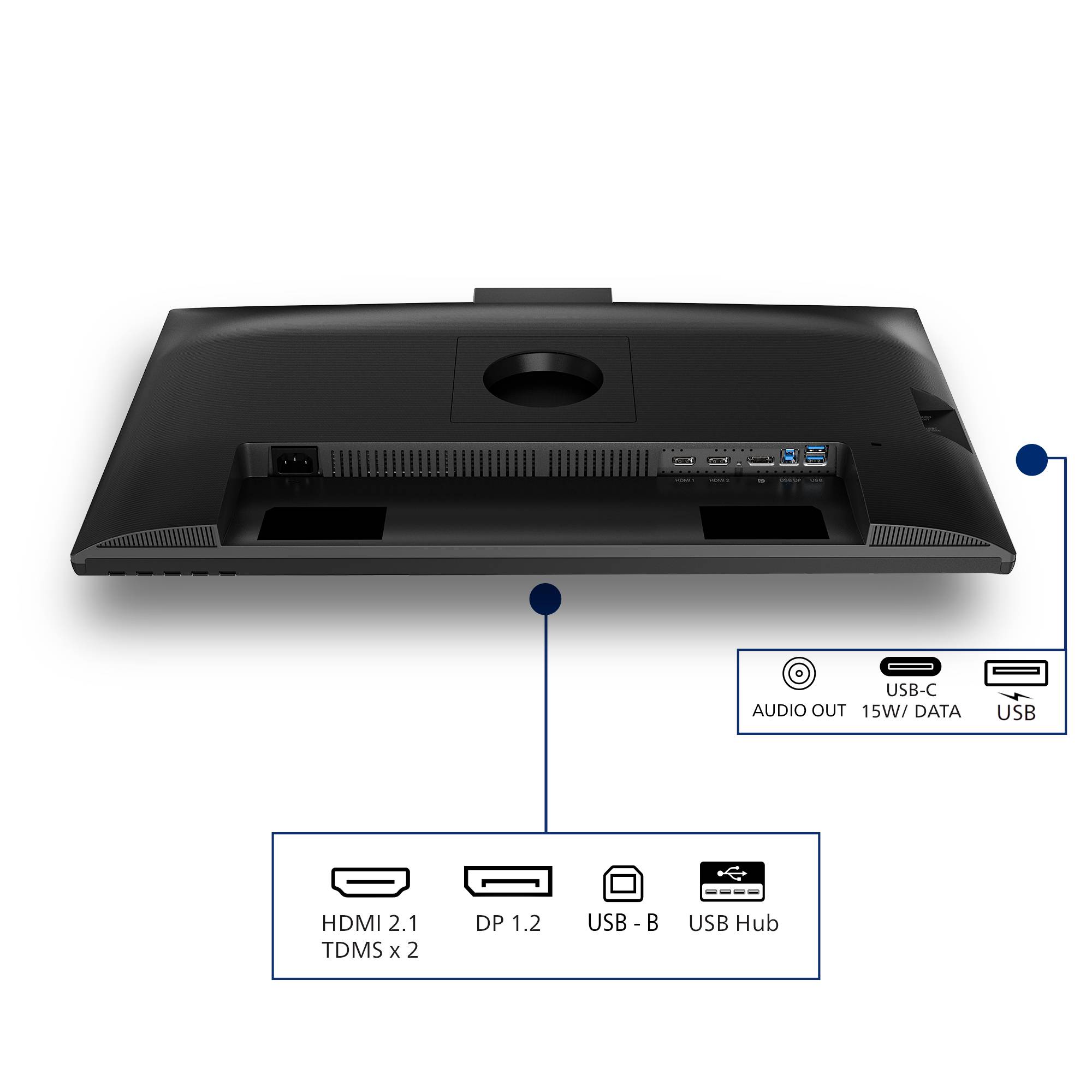 PHILIPS 27p 2560x1440 120Hz IPS Flat H/A 150 MM SoftBlue Technology Smart Link Sync Second Screen Harmony TUV EyeSafe US-3