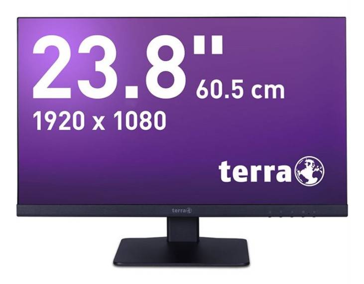 TERRA 3030261, 60,5 cm (23.8"), 1920 x 1080 pixels, Full HD, LCD, 5 ms, Noir-0