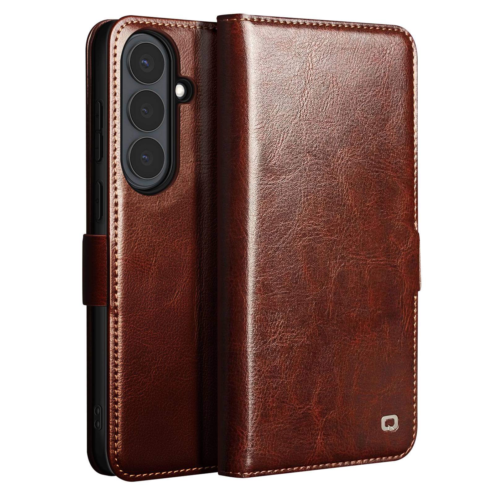 Étui Portefeuille Vintage pour Galaxy S26 avec Support Vidéo-0