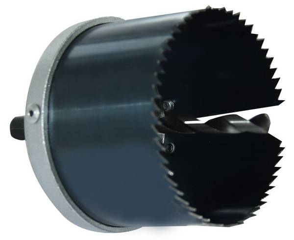 Scie cloche HCS Tivoly Ø68 mm - Lame pour bois tendre et plâtre - Queue à 3 méplats