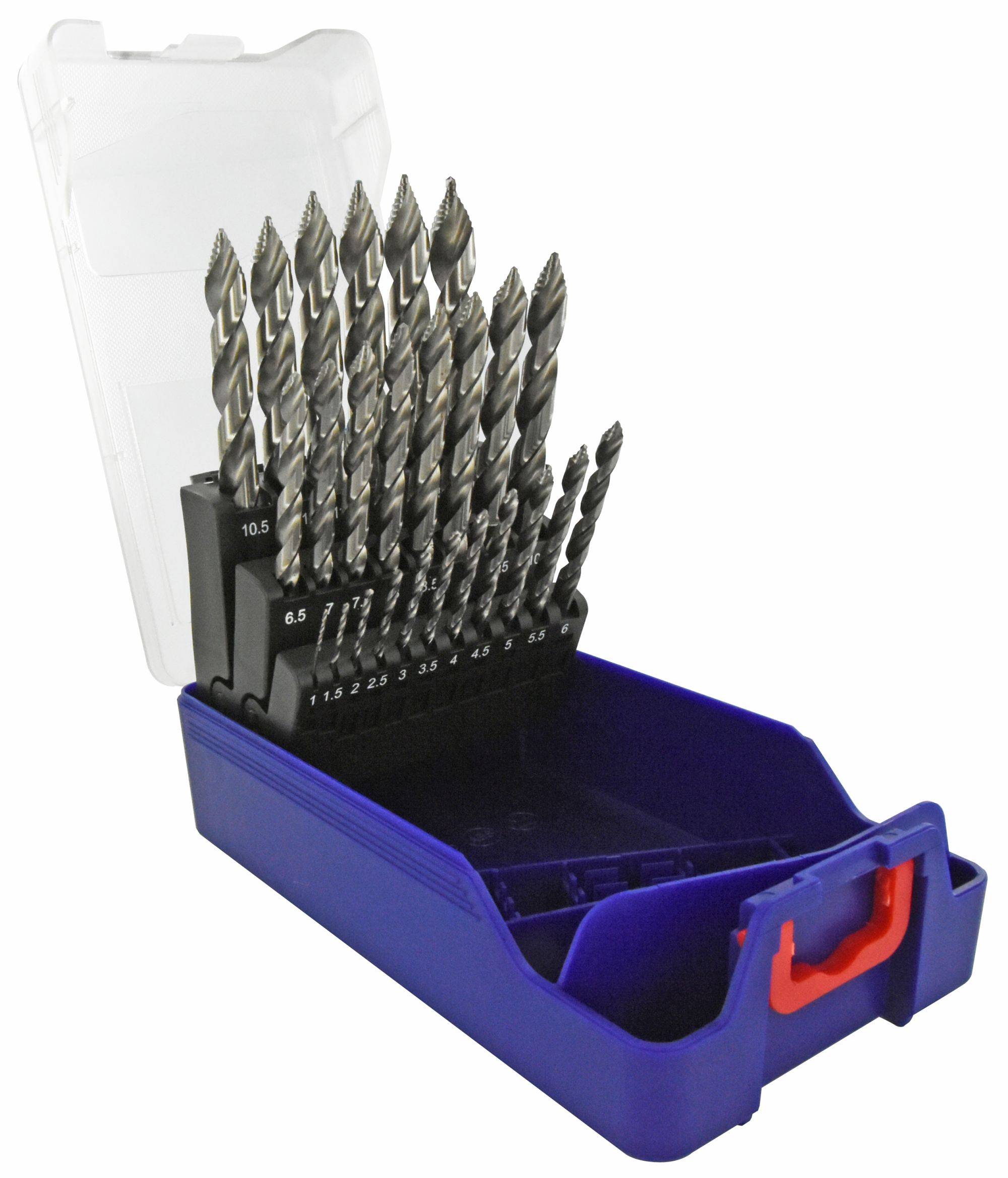 Tivoly - Coffret 25 forets métaux HSS Smart Point Ø 1 à 13 mm-0