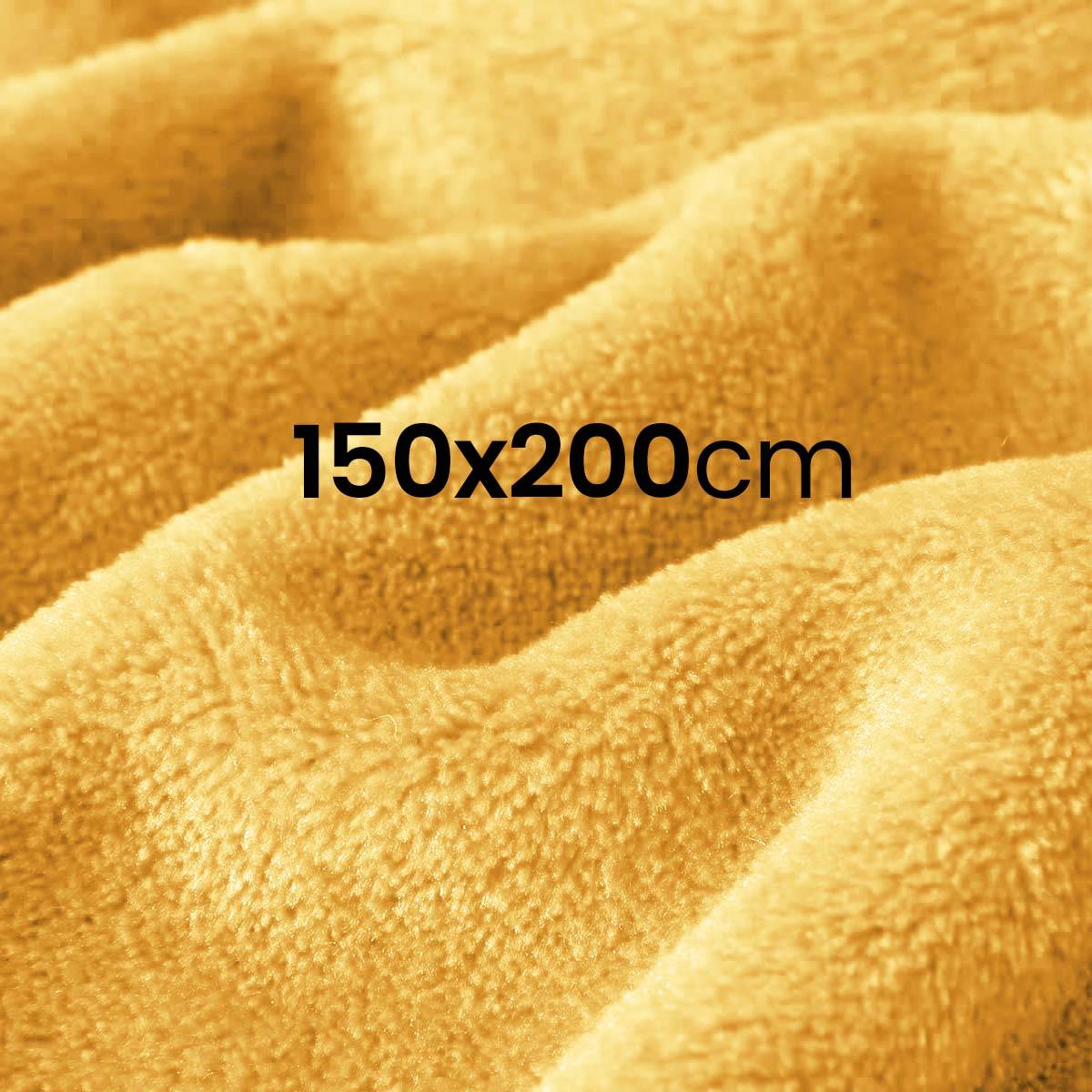 Couverture pour Canapé et Lit en Tissu 150x200cm Confortable Chaleureux-3