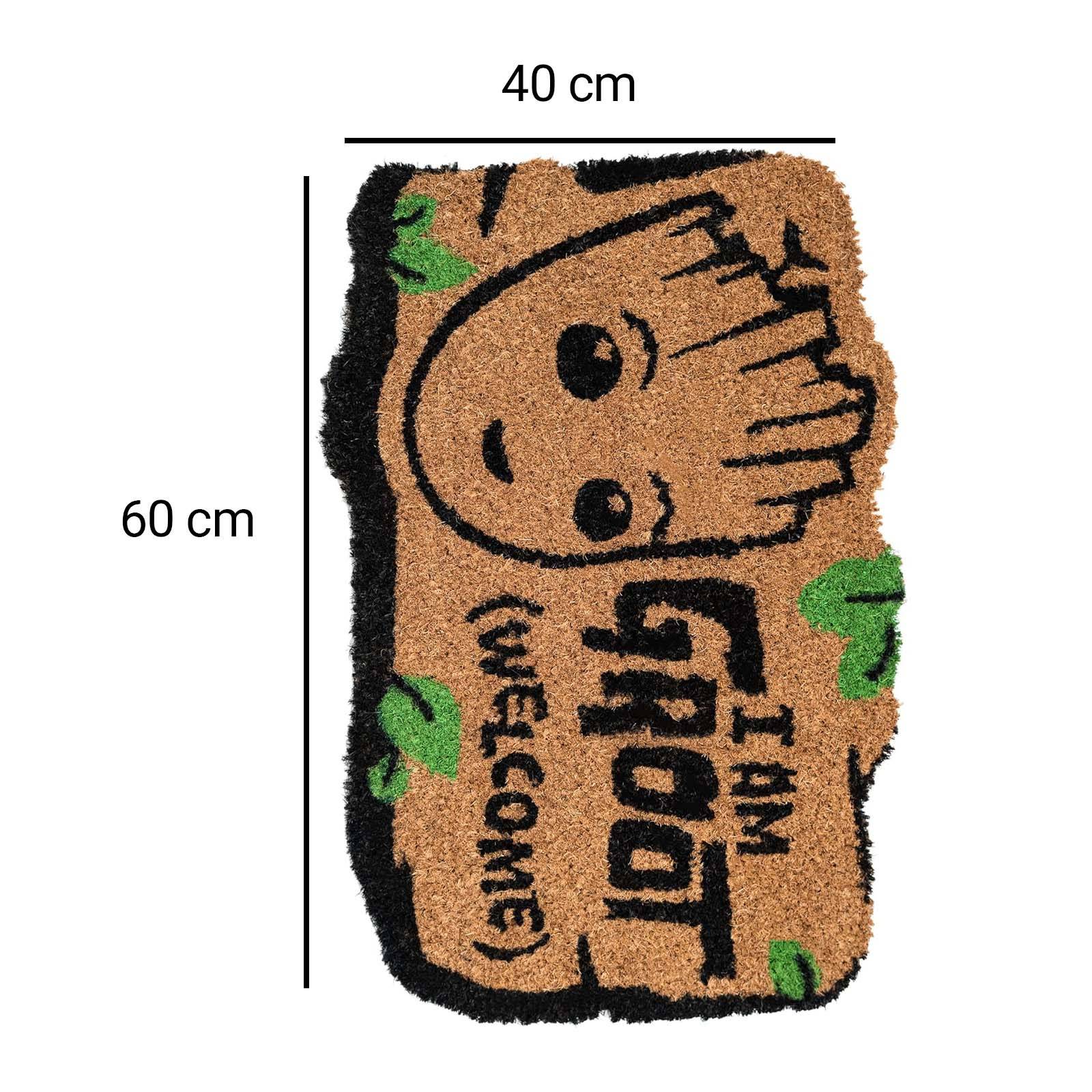 Paillasson de Décoration Motif I Am Groot 60x40cm Antidérapant-3