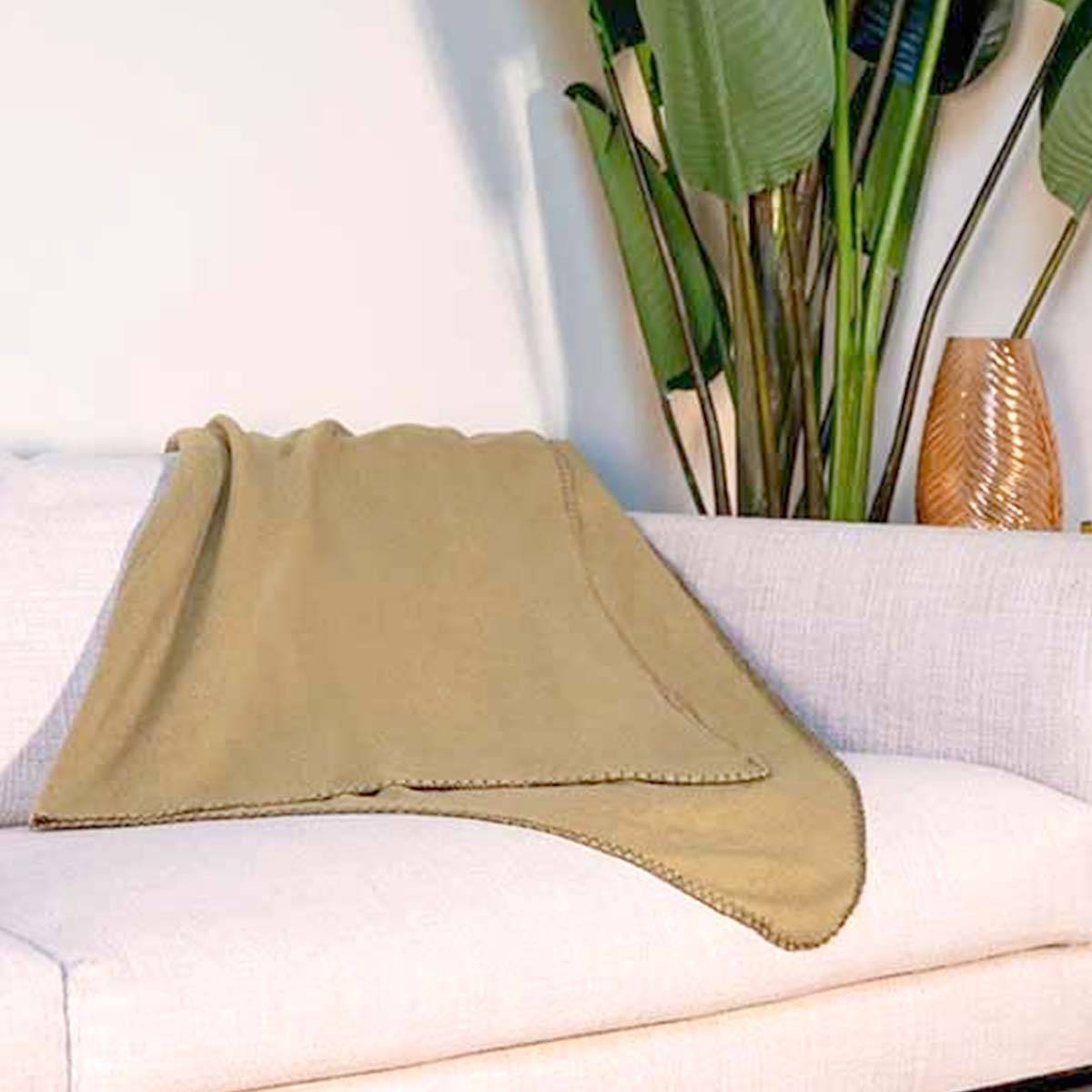 Couverture en Polaire Douce 130x170 cm Chaleureux pour Canapé et Lit-2