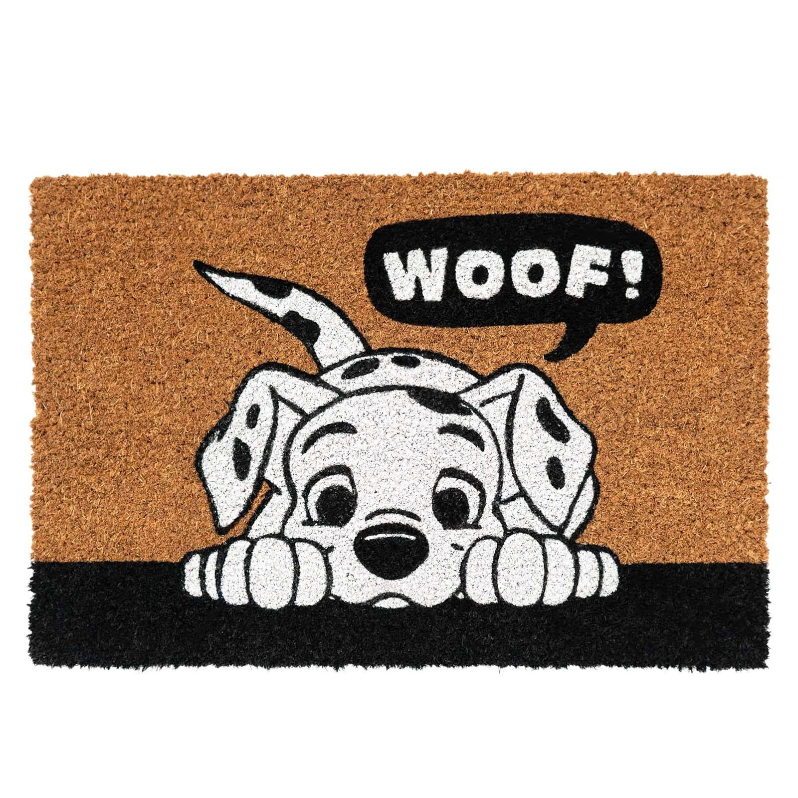 Paillasson Décoratif Motif Chiot Dalmatien 40x60cm Antidérapant-1