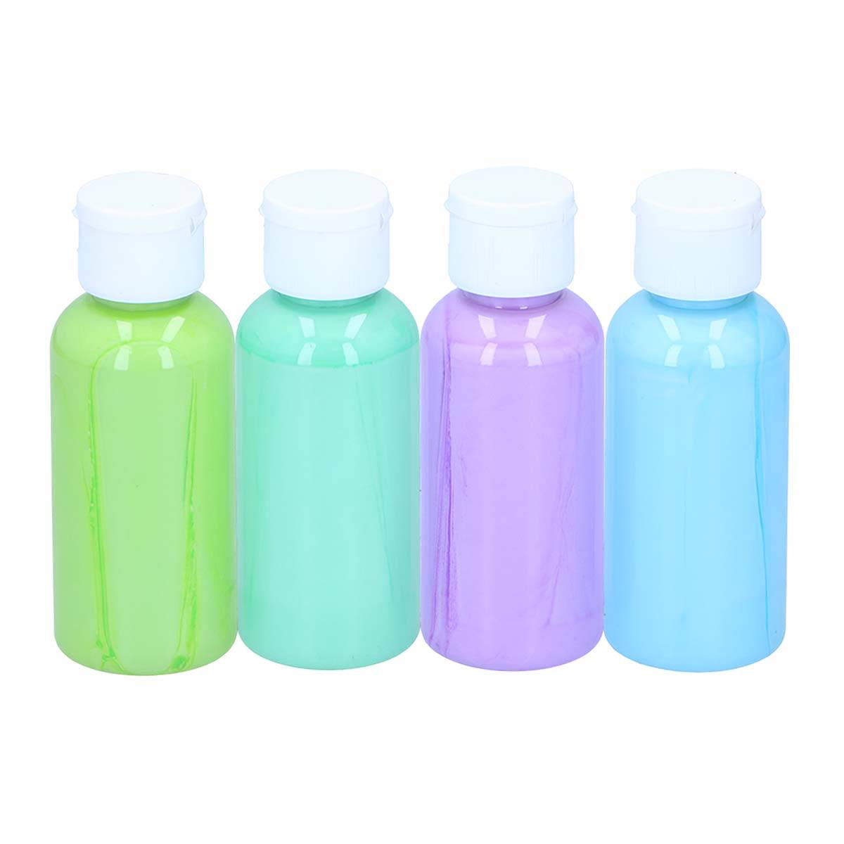 Set de Peinture Acrylique 4x80 ml Tons Pastel Froids-1