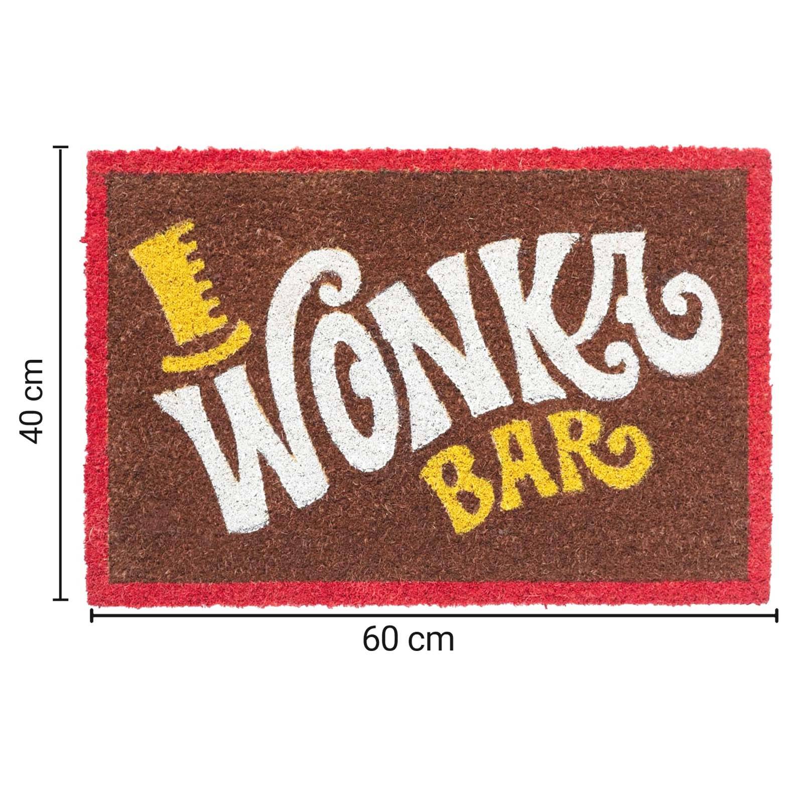 Paillasson Décoratif Motif Wonka Bar 40x60cm Antidérapant-3