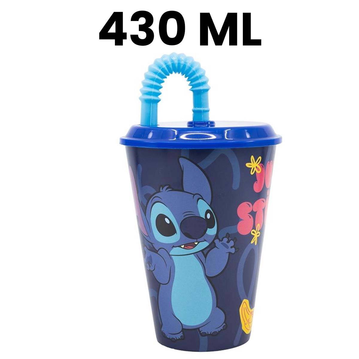 Gobelet 430 ml pour Enfant avec Paille Rigide Stitch-3