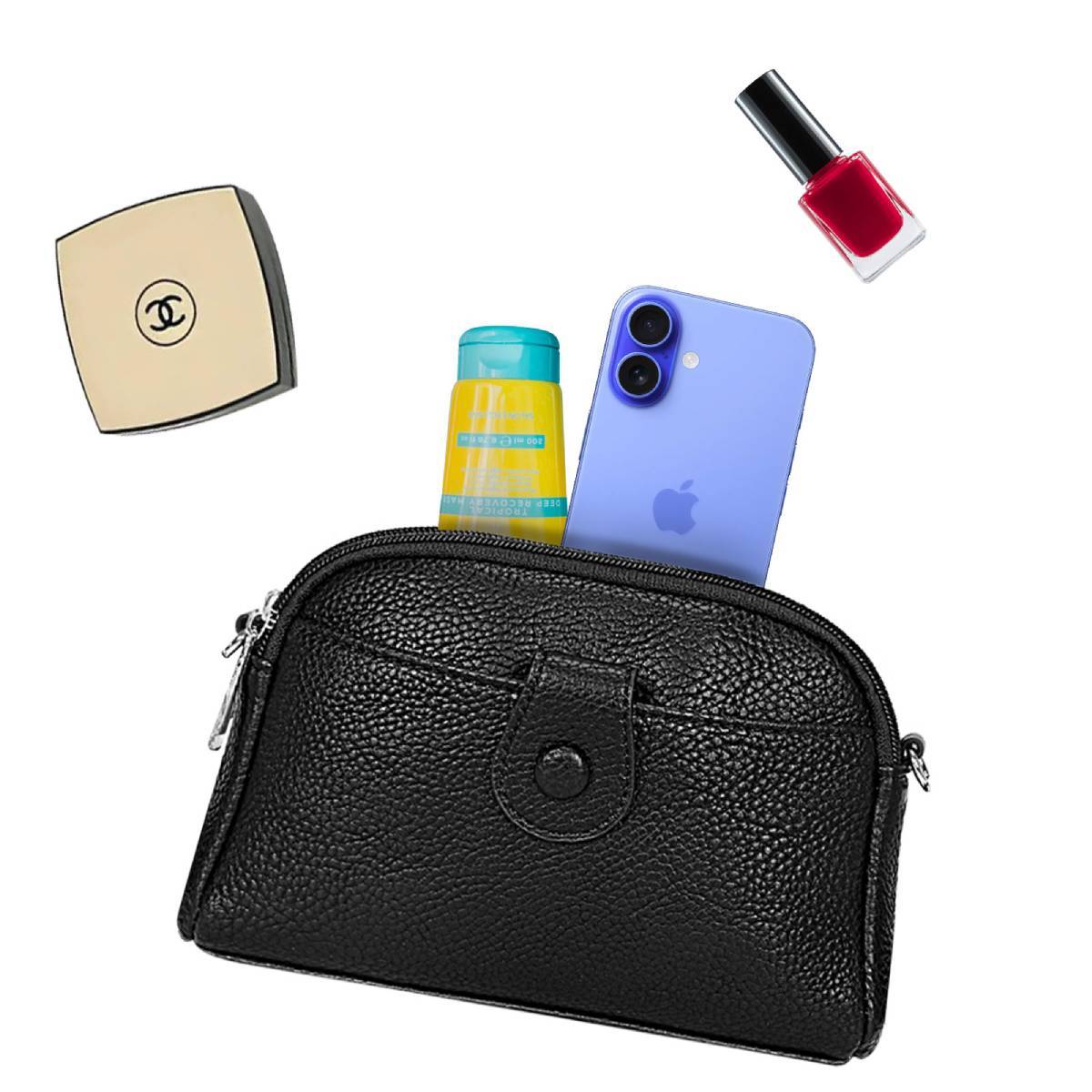 Pochette à Bandoulière pour Femme Élégante et Polyvalente-4