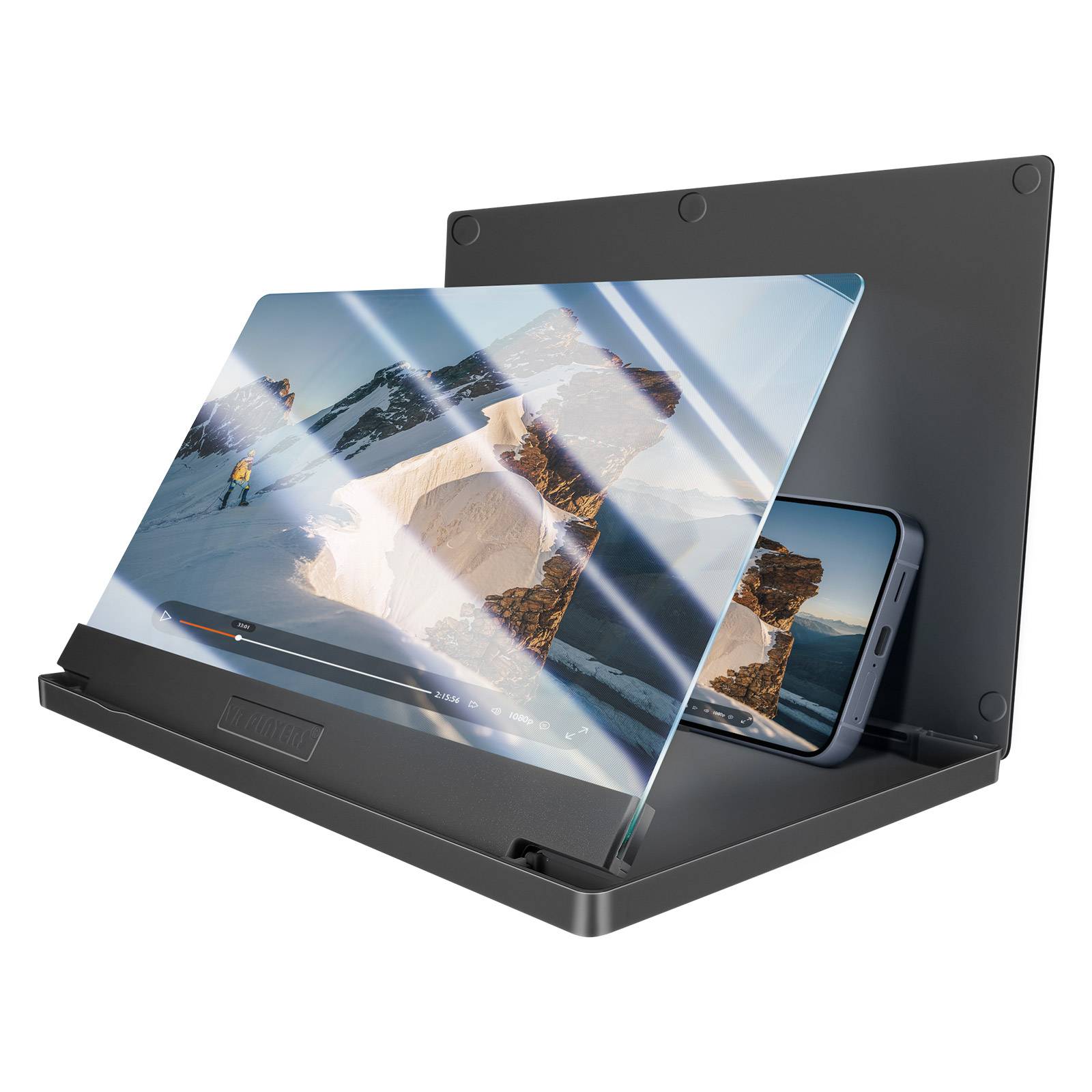 Amplificateur Écran 12 pouces pour Smartphone avec Lentille HD-1