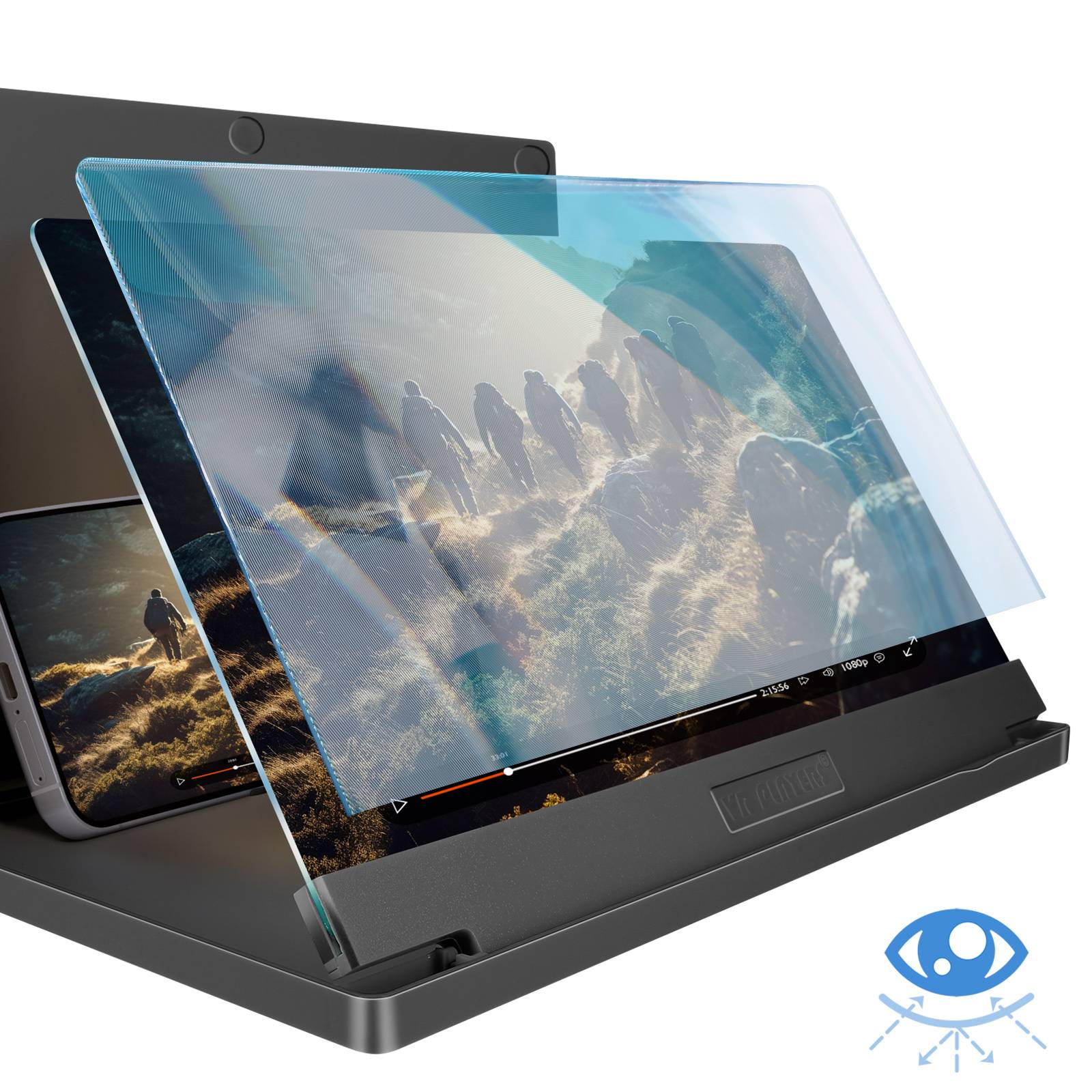 Amplificateur Écran 12 pouces pour Smartphone avec Lentille HD-2