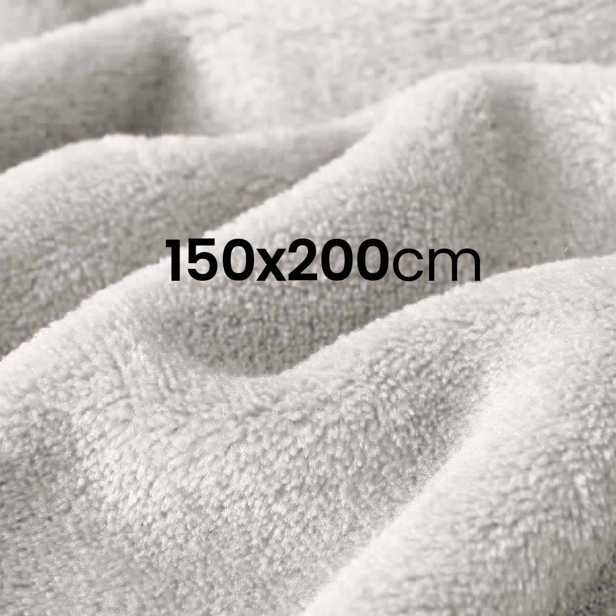 Couverture pour Canapé et Lit en Tissu 150x200cm Confortable Chaleureux-3