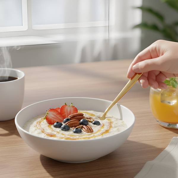 Set de 6 Cuillères à Dessert Format 14.5cm en Acier Inoxydable