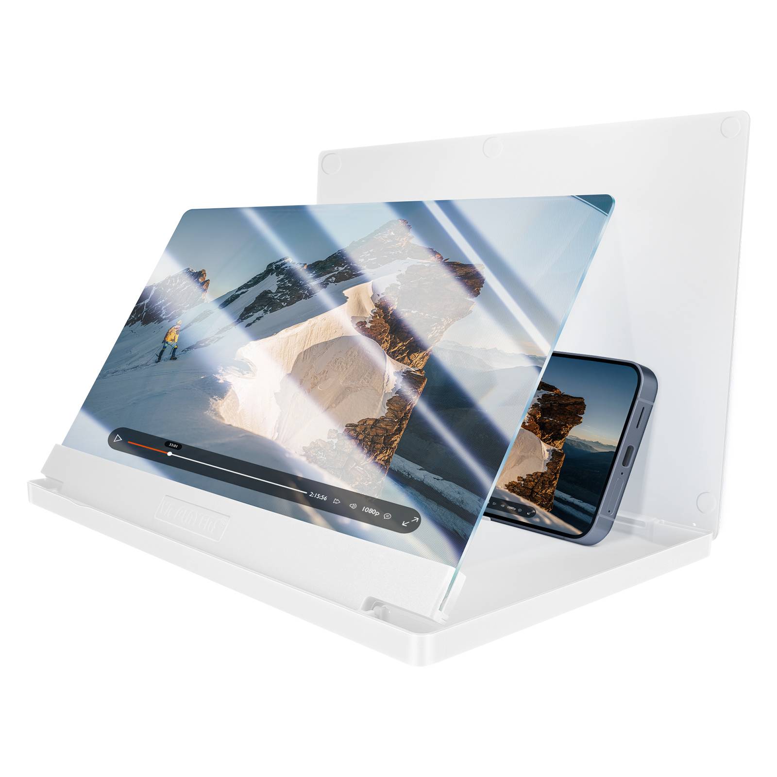 Amplificateur Écran 12 pouces pour Smartphone avec Lentille HD-1