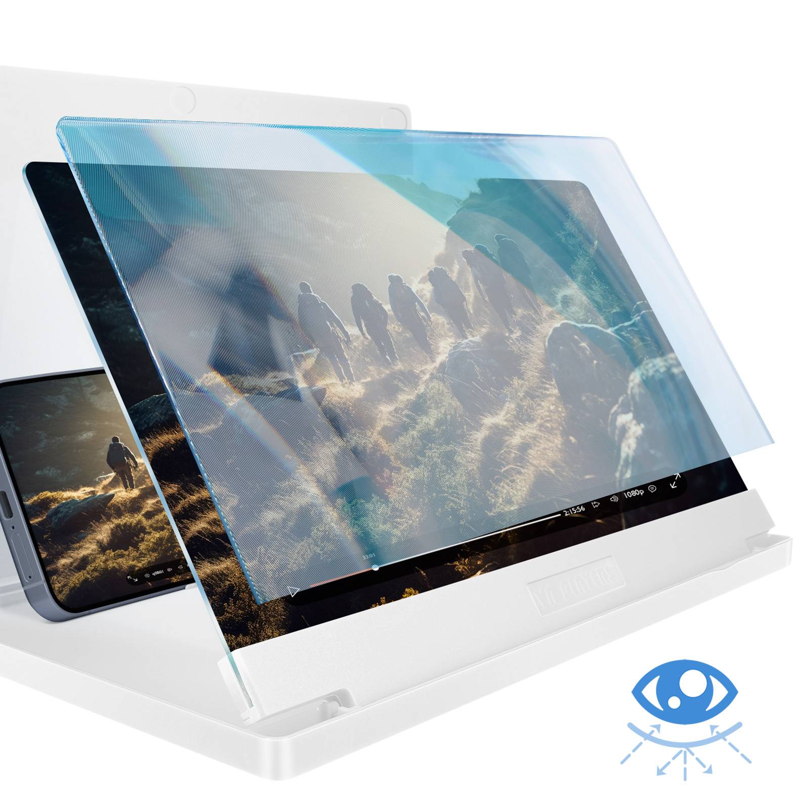 Amplificateur Écran 12 pouces pour Smartphone avec Lentille HD-2