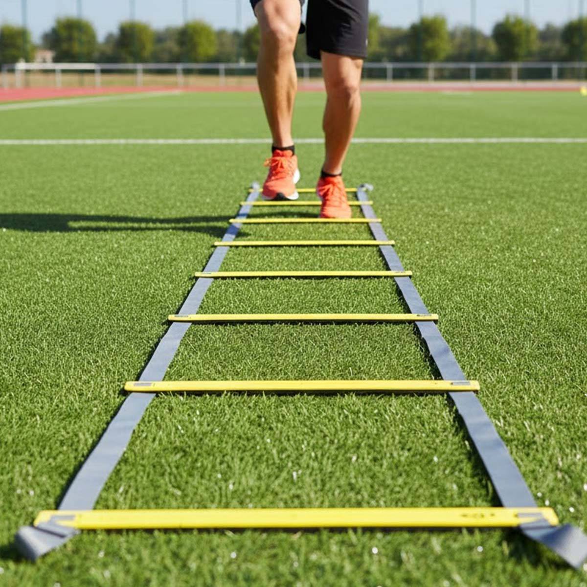 Échelle de Coordination 4m pour Entraînement Vitesse et Agilité Extensible-2