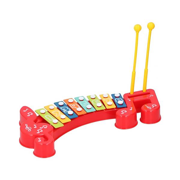 Xylophone pour Enfant 1 an et plus avec 8 Notes Colorées et 2 Baguettes