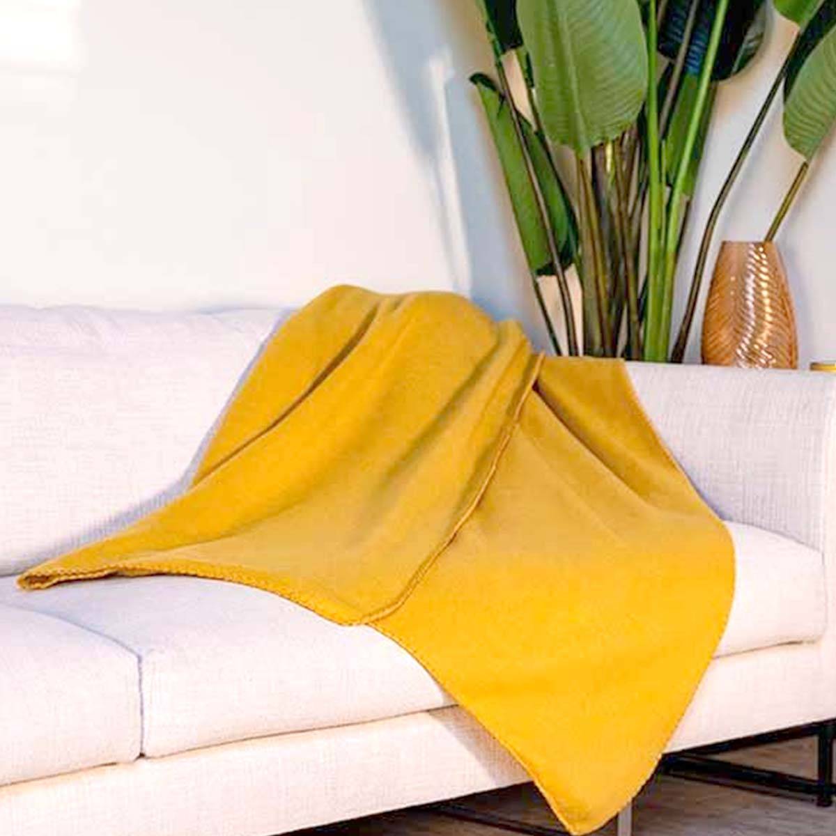 Couverture en Polaire Douce 130x170 cm Chaleureux pour Canapé et Lit-2