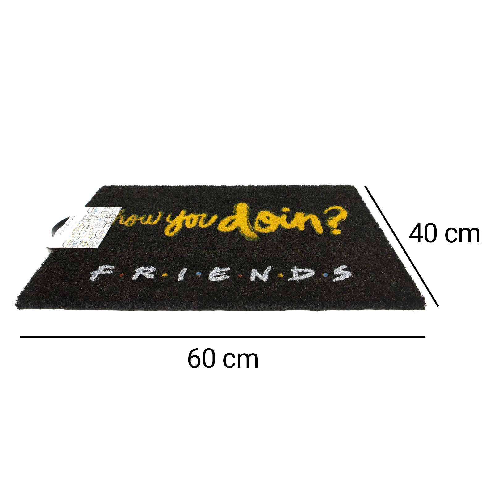 Paillasson avec Motif How You Doin? 40x60cm Antidérapant-3