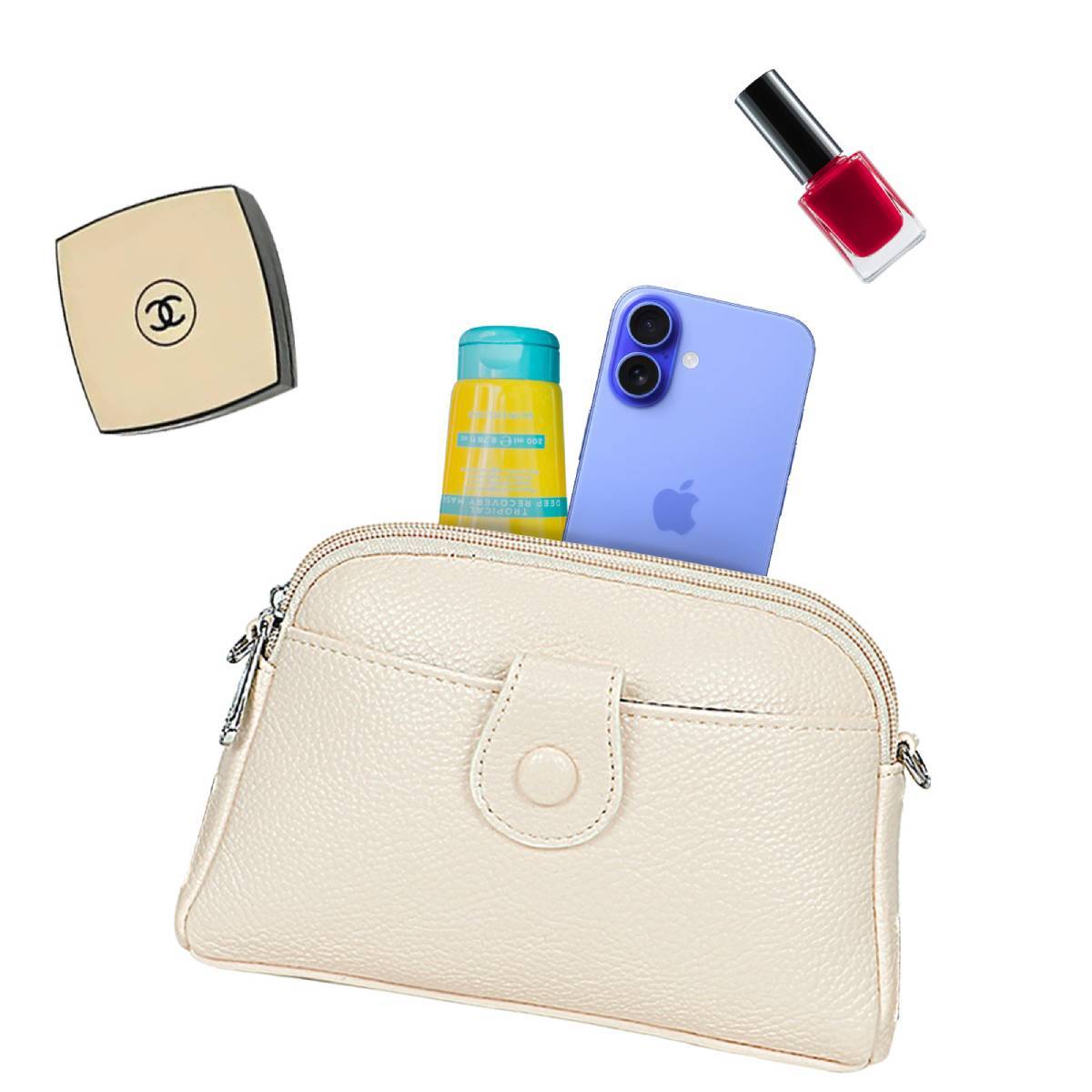 Pochette à Bandoulière pour Femme Élégante et Polyvalente-4