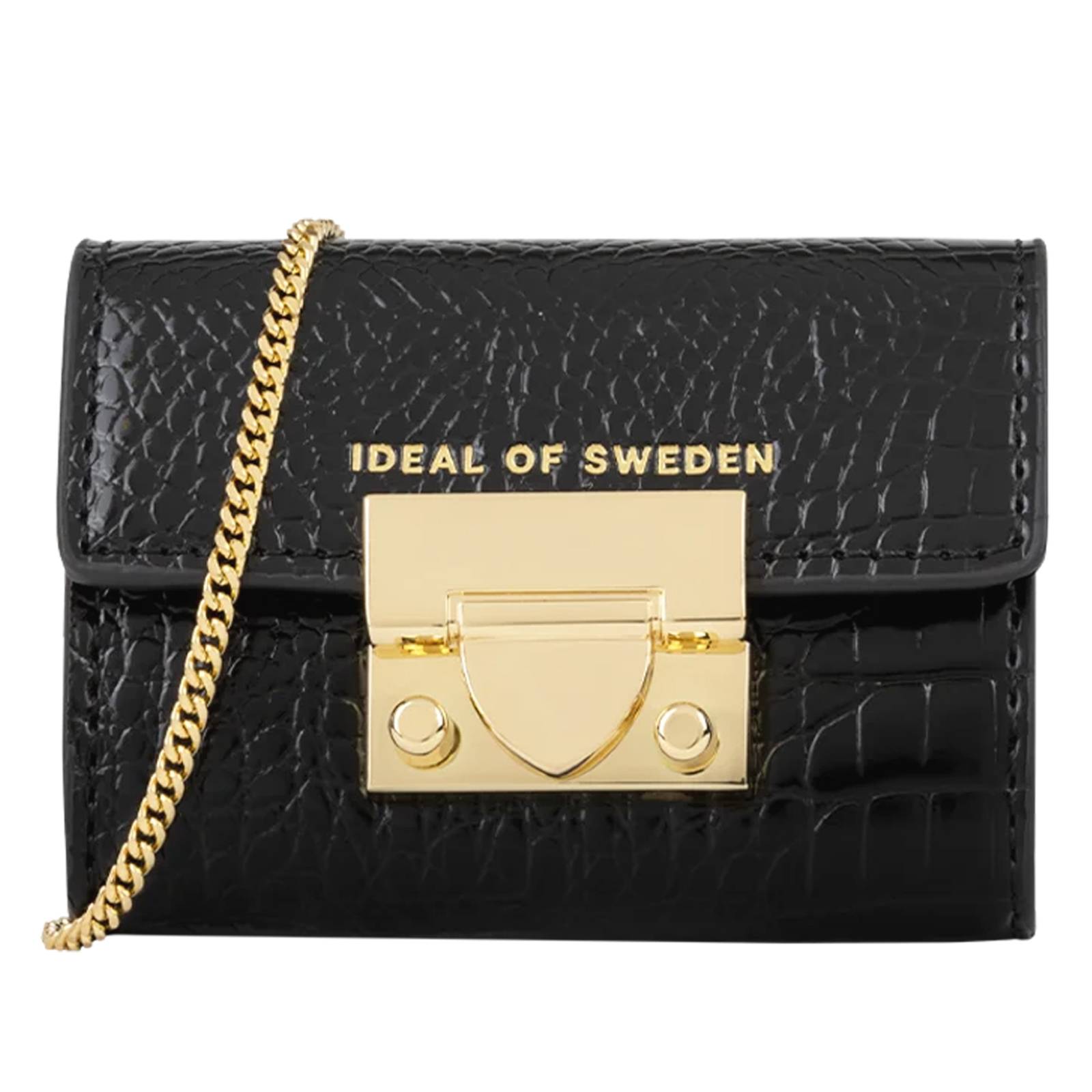 Portefeuille Modèle Liv Padlock au Motif Serpent avec Chaîne Amovible de 105 cm-1