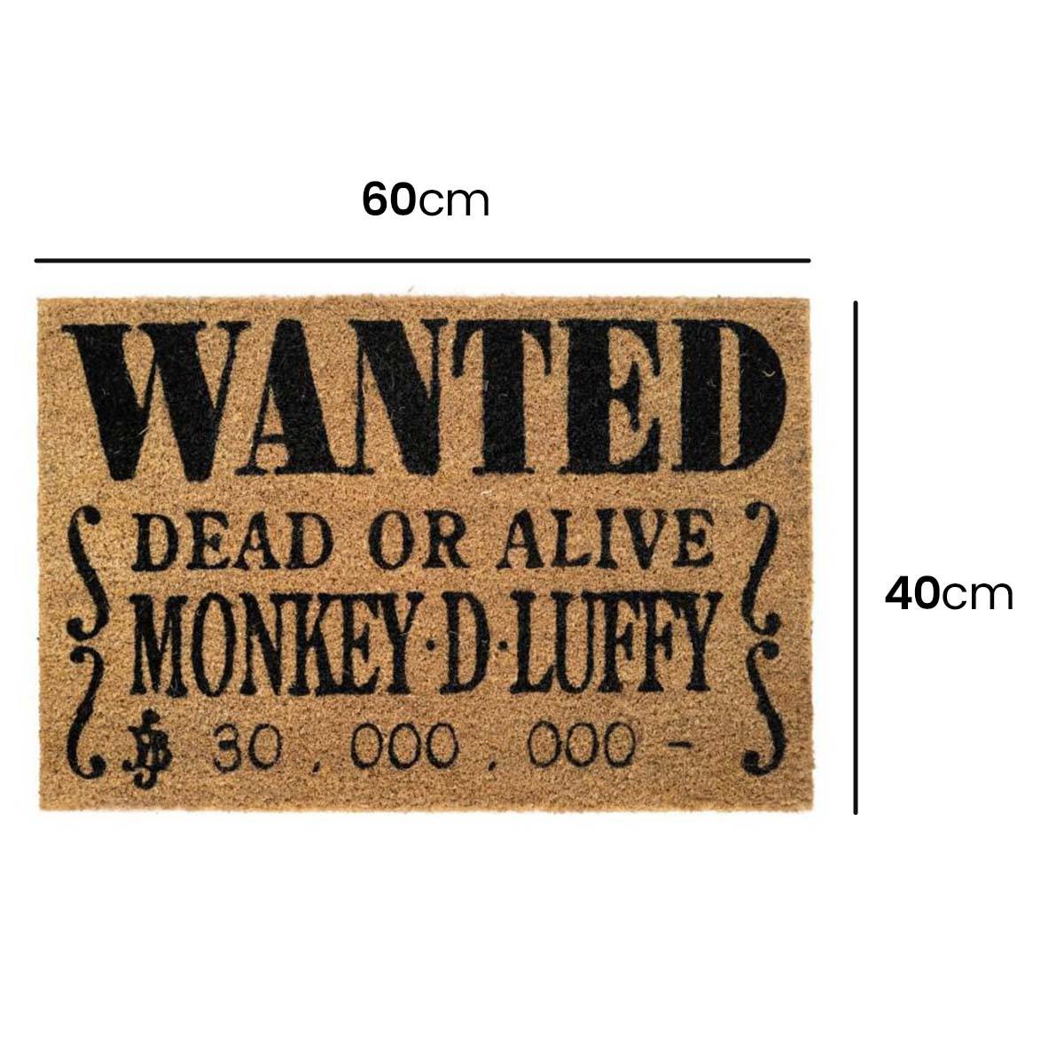 Paillasson Décoratif Motif Monkey D. Luffy 40x60cm Antidérapant-4