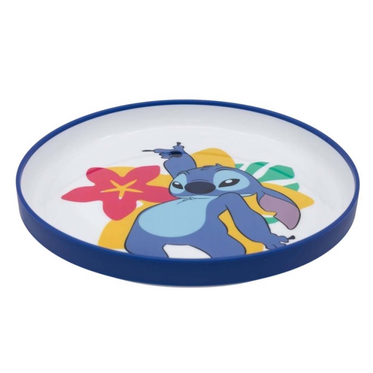 Assiette Antidérapante pour Enfant Micro-ondes Stitch-1