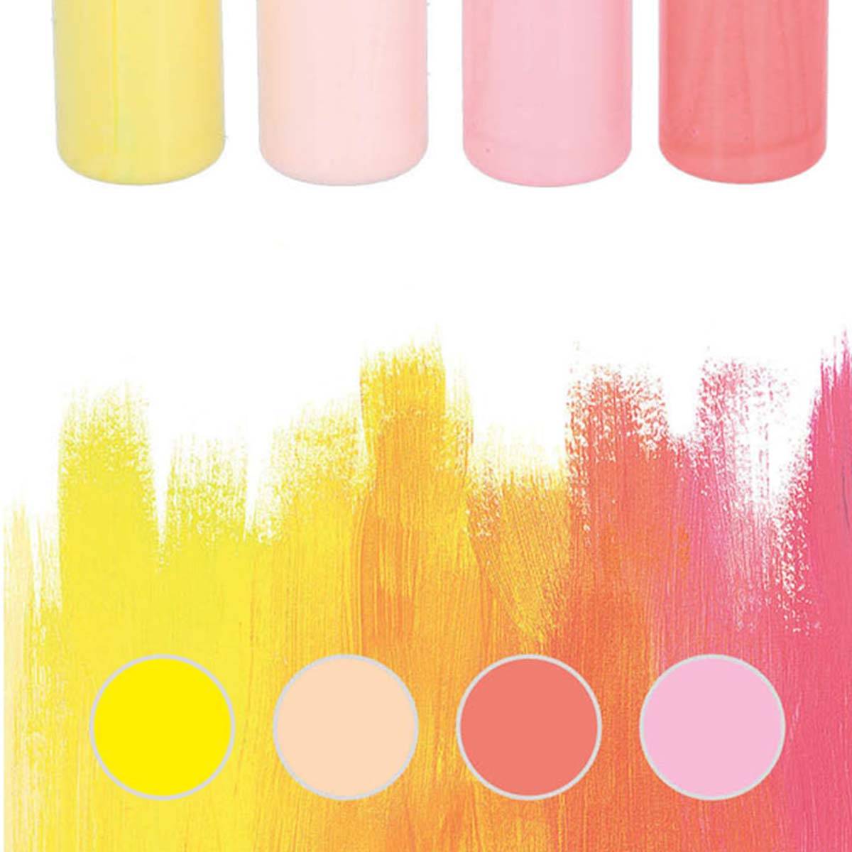 Set de Peinture Acrylique 4x80 ml Tons Pastel Doux-0