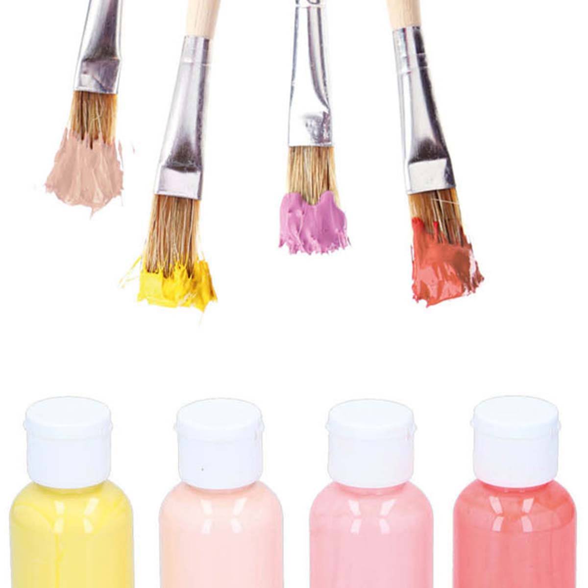 Set de Peinture Acrylique 4x80 ml Tons Pastel Doux-3