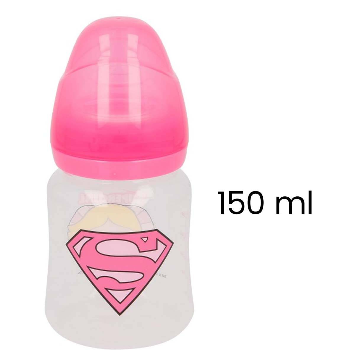 Biberon pour Bébé 150ml Supergirl avec Tétine en Silicone sans BPA-3