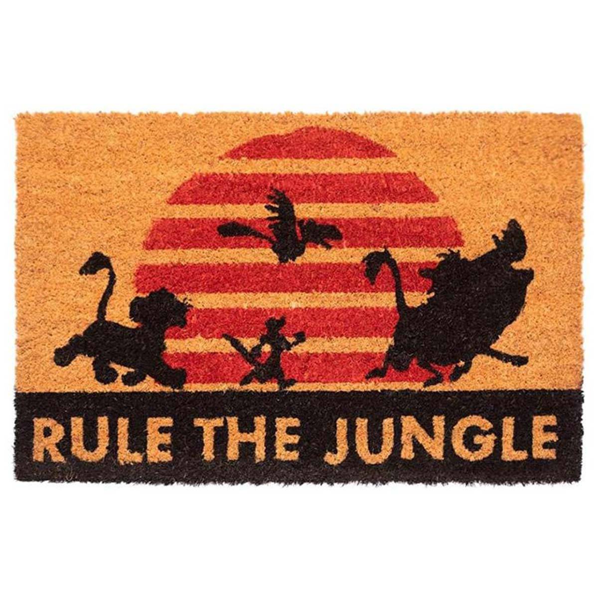 Paillasson Décoratif Motif Le Roi Lion Rule the Jungle 40x60cm Antidérapant-1