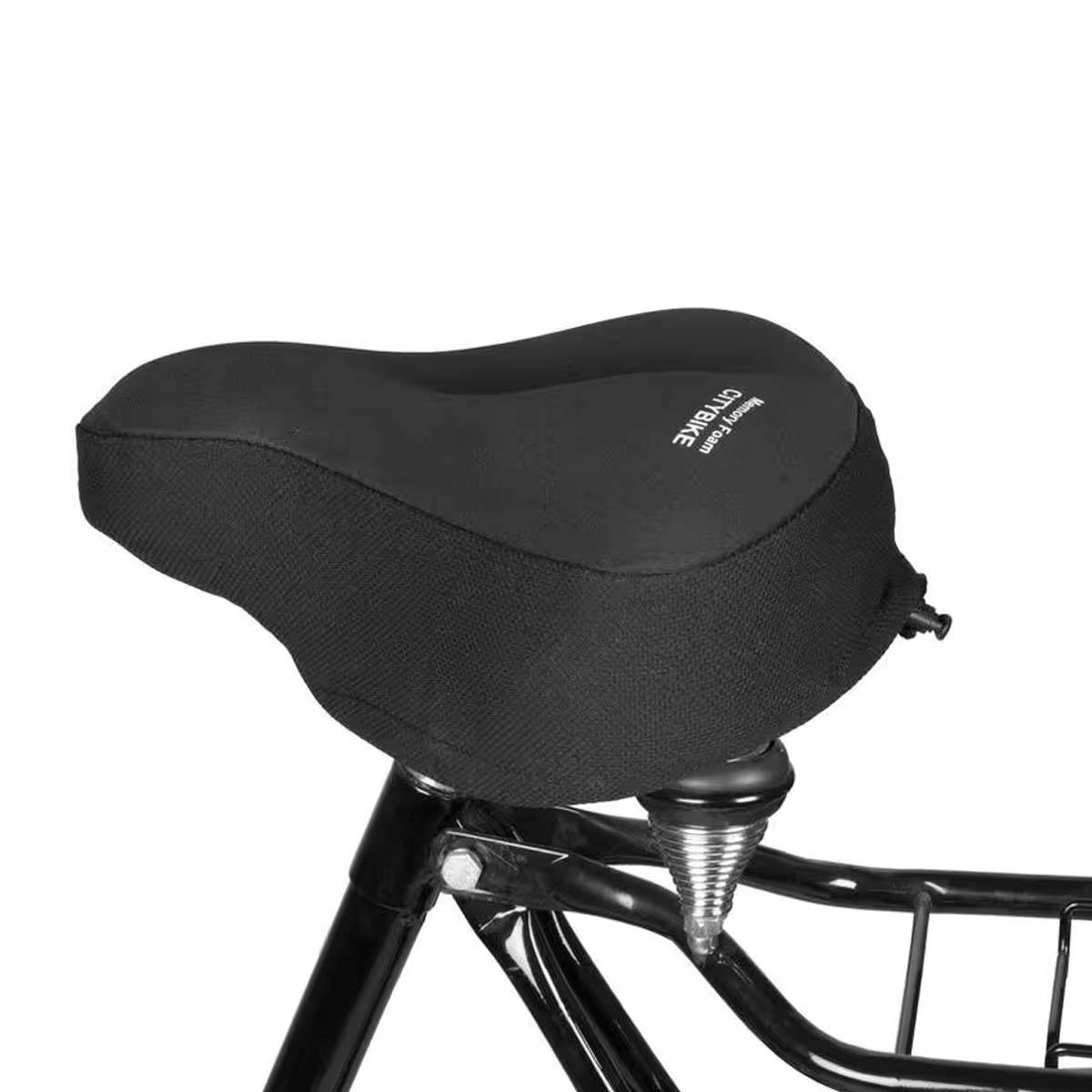 Housse de Selle Vélo à Mémoire de Forme avec Sangle de Serrage-3