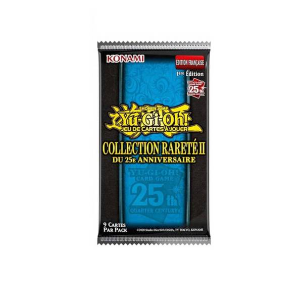 Set de 4 Boosters Cartes Collection Rareté II 25e Anniversaire